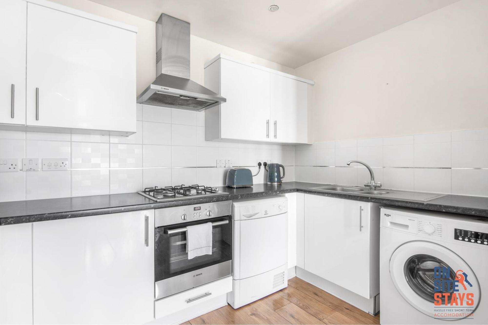 Onsitestays - Cosy 2-Bedroom Apartment With Free Parking, Wi-Fi & London Links Northfleet 外观 照片