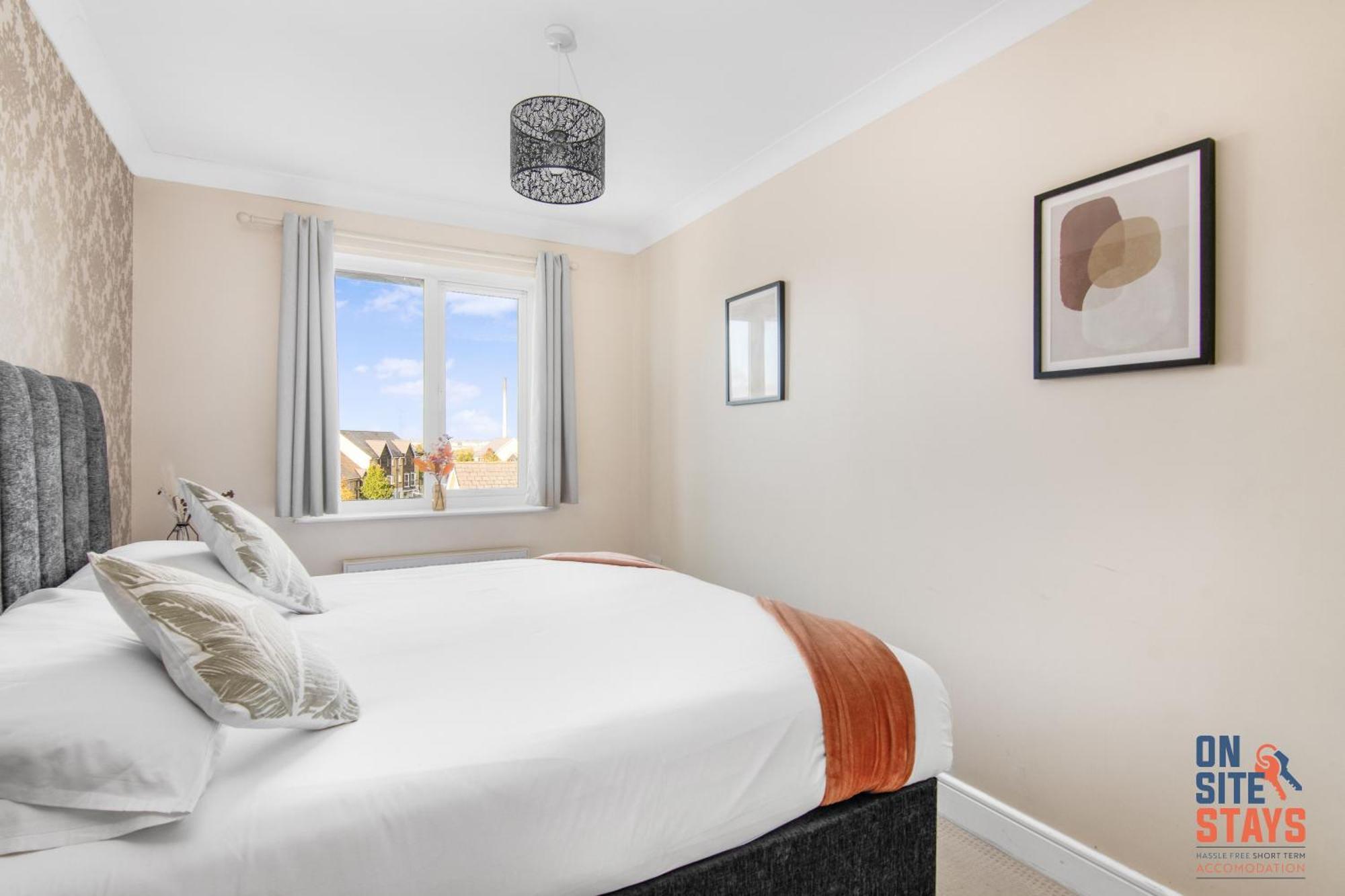 Onsitestays - Cosy 2-Bedroom Apartment With Free Parking, Wi-Fi & London Links Northfleet 外观 照片