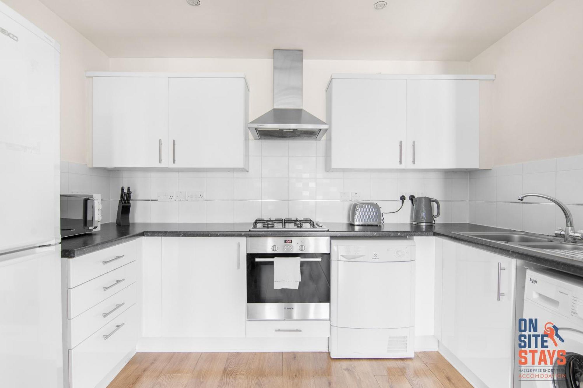 Onsitestays - Cosy 2-Bedroom Apartment With Free Parking, Wi-Fi & London Links Northfleet 外观 照片